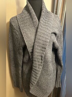 Merona Gray Textured Knit Cardigan
